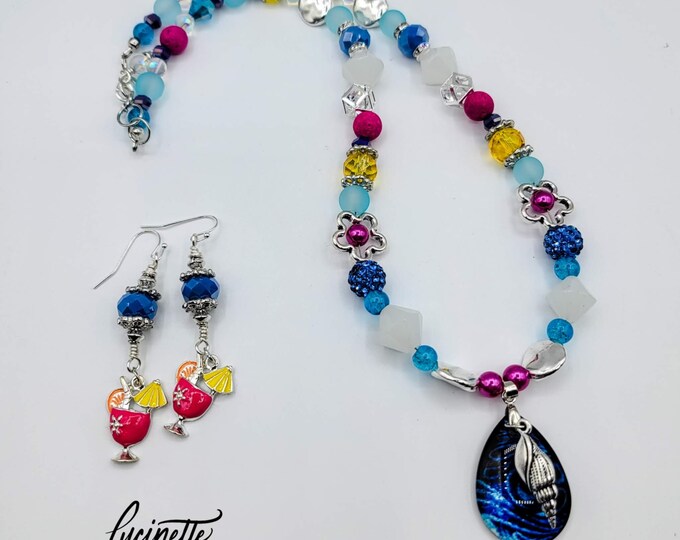 Summer jewelry; bright jewelry, colorful jewelry