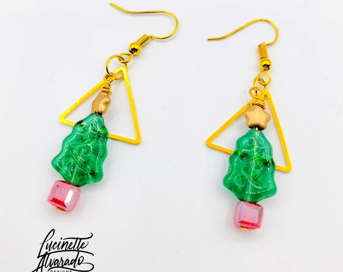 Christmas gift, Christmas jewelry, Christmas tree jewelry