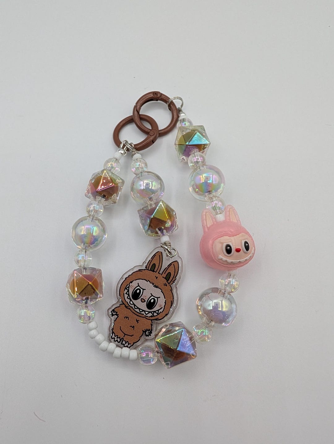Labubu Inspired Beaded Keychain - Etsy