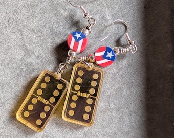 Domino Earrings: Puerto Rican Jewelry, DTMF Inspired