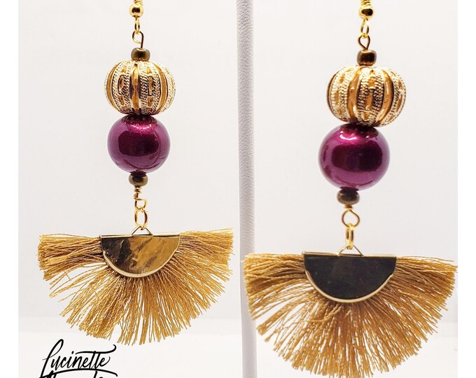 Holiday gifts, Holiday jewelry, fall jewelry, dangle earrings