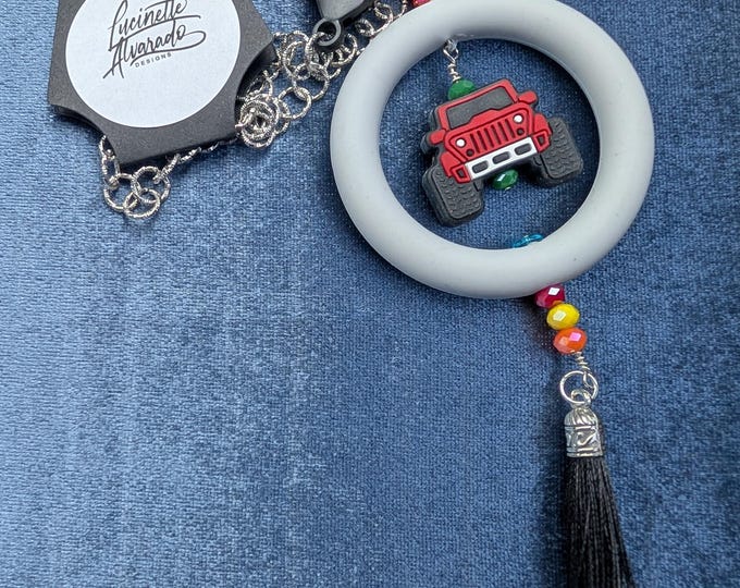Car accessory, rear mirror lanyard