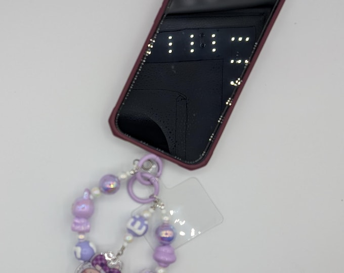 Labubu Inspired Beaded Keychain
