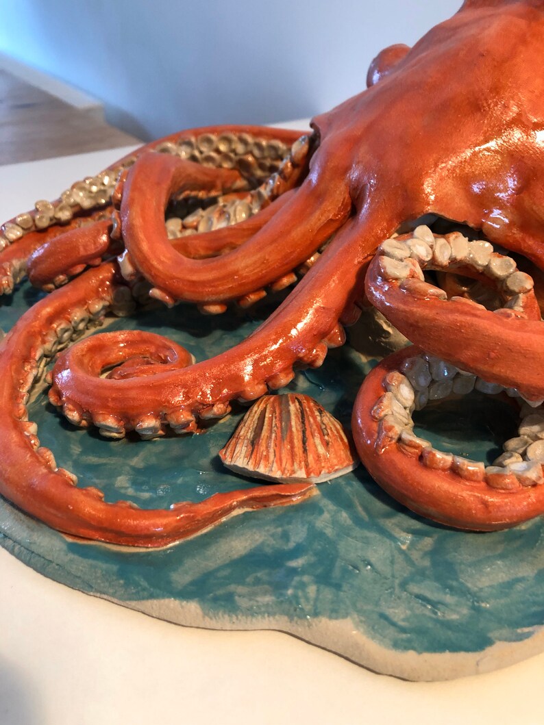 Ceramic octopus Etsy