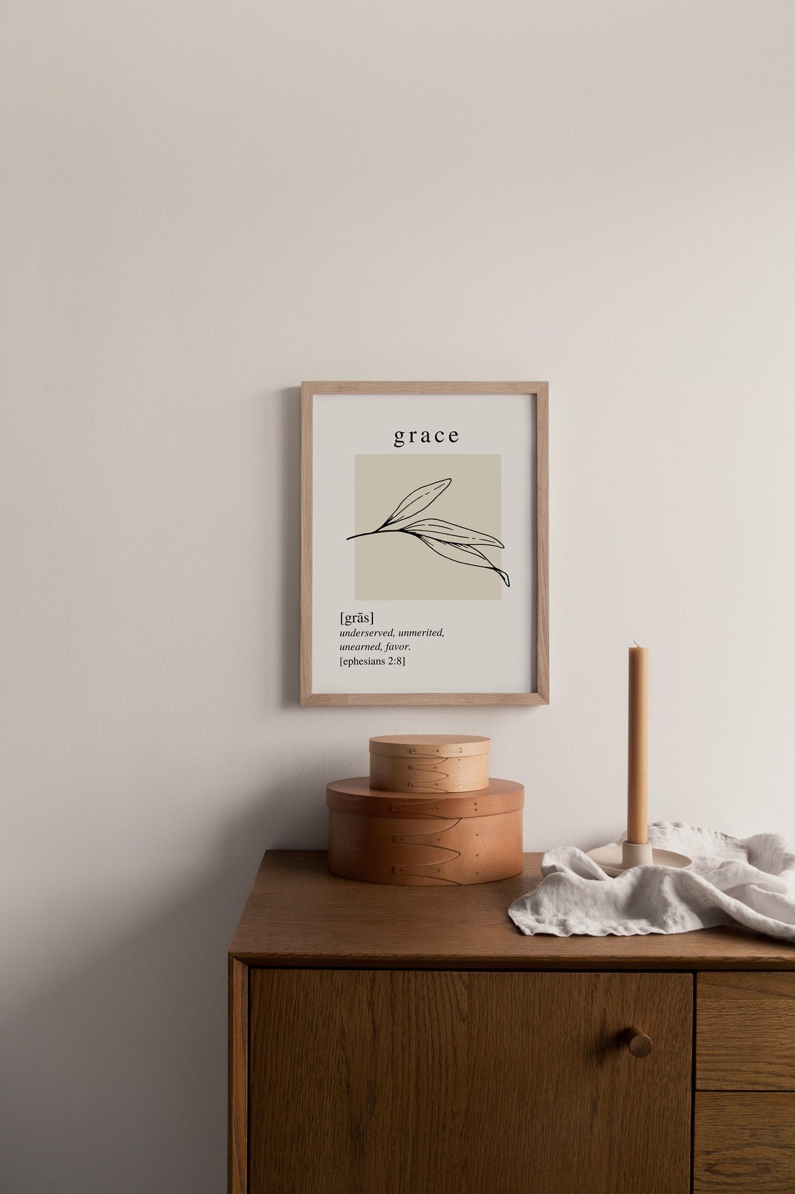 Grace Definition Printable Wall Art Word Definition Print - Etsy