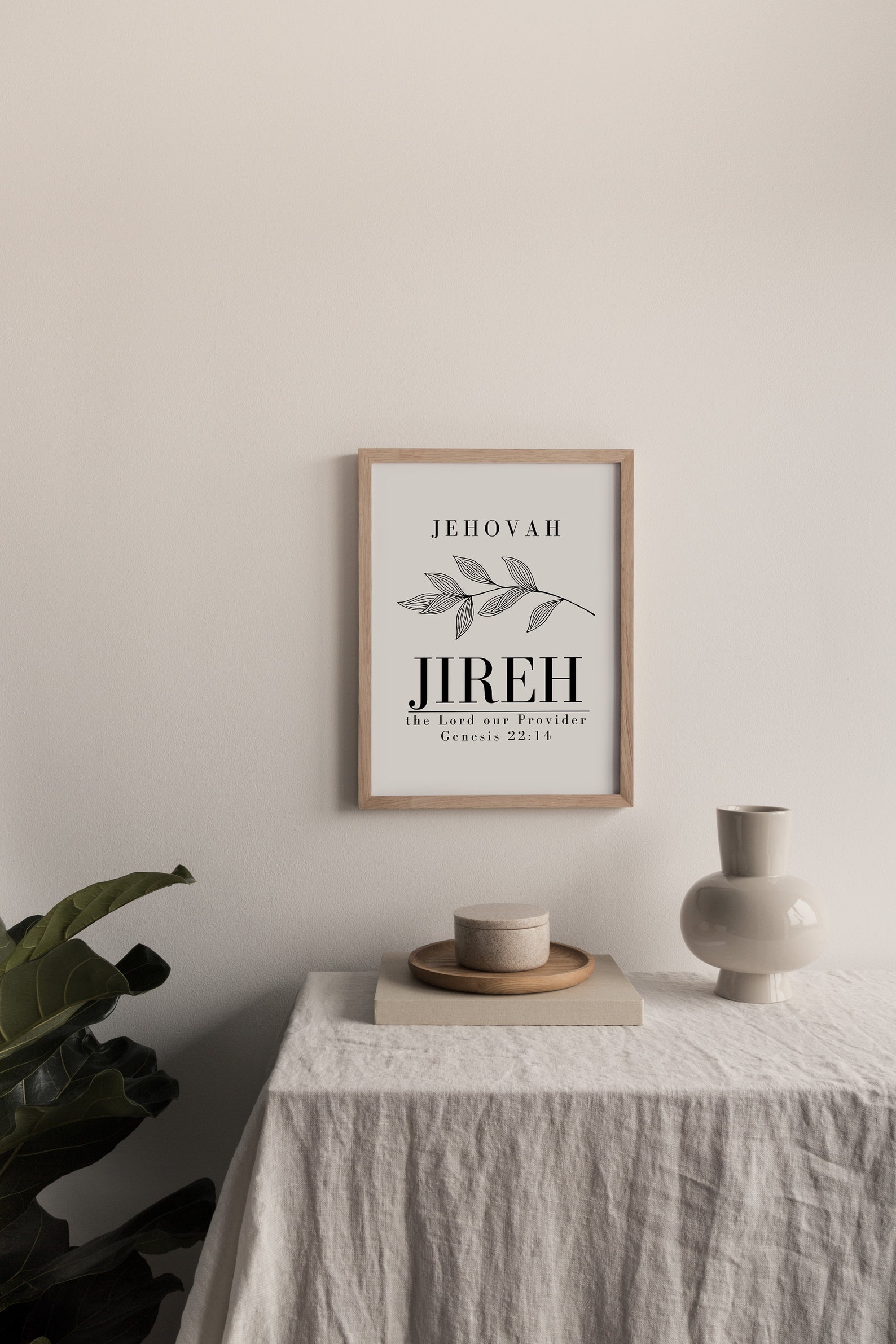 Jireh Printable Wall Art Names of God Christian Wall Art Etsy
