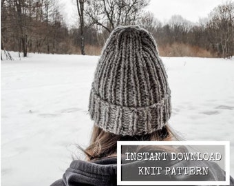 The Slope Beanie // Knitting Pattern // PDF Download Only