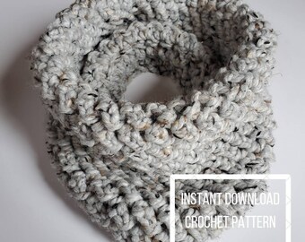 The Edie Cowl // Crochet Cowl Pattern // Crochet Pattern // PDF Download Only