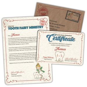 Carta personalizada del Hada de los Dientes