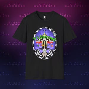 Beetlejuice T-Shirts | Its Showtime Shirt | Mirth Madhouse Unisex Softstyle T-Shirt