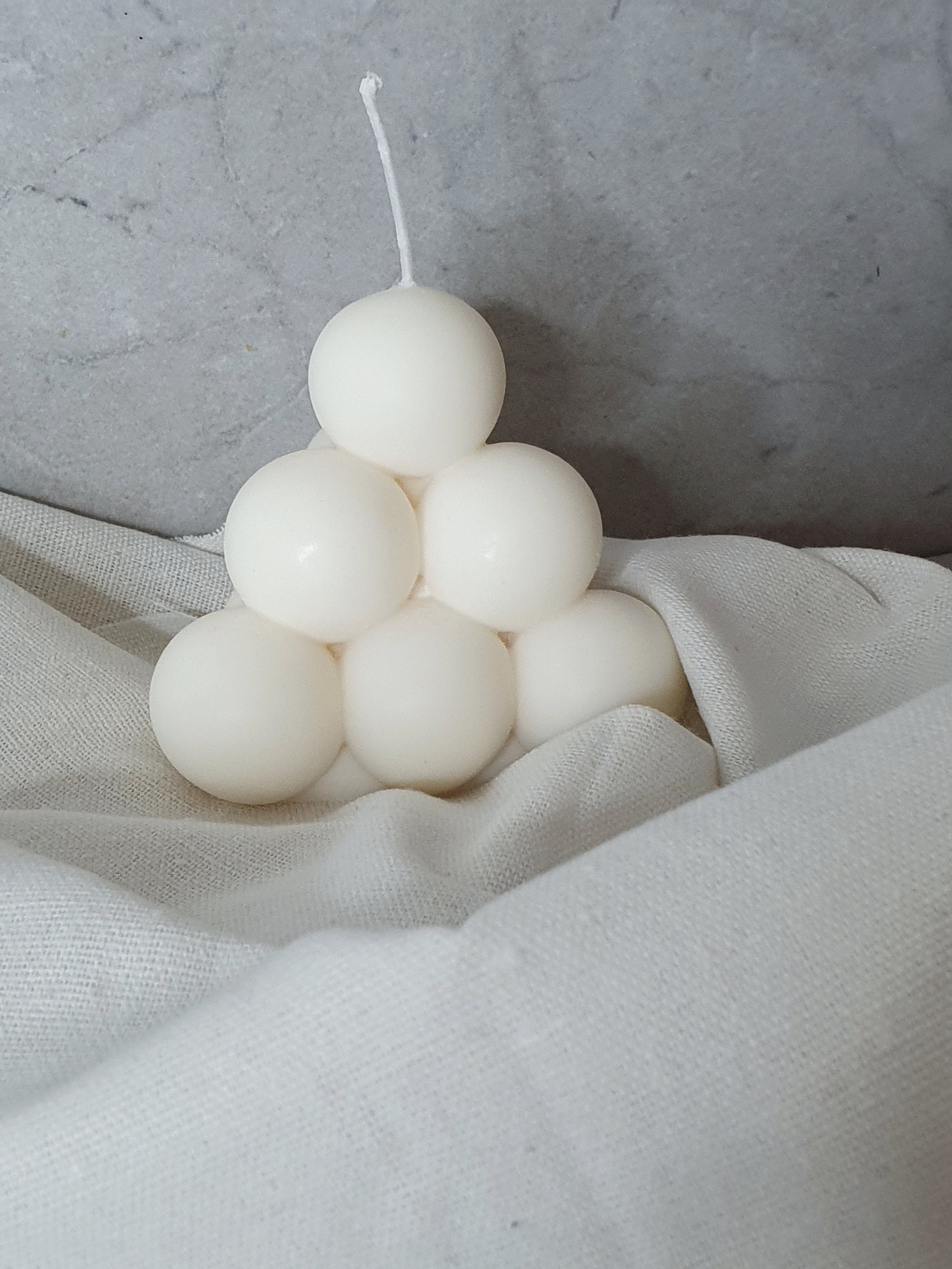 Único pilar hecho a mano vela de decoración de la mesa de la | Etsy