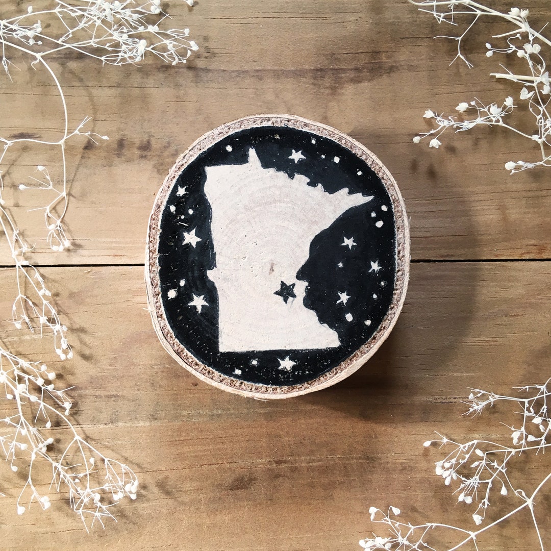 Dornement de Noël de lÉtat du Minnesota Dessin original Etsy France