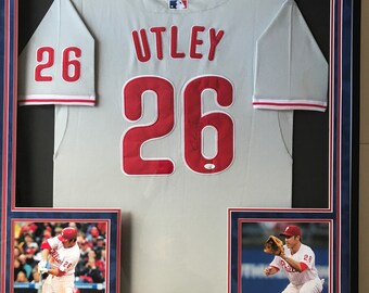 chase utley signed jersey