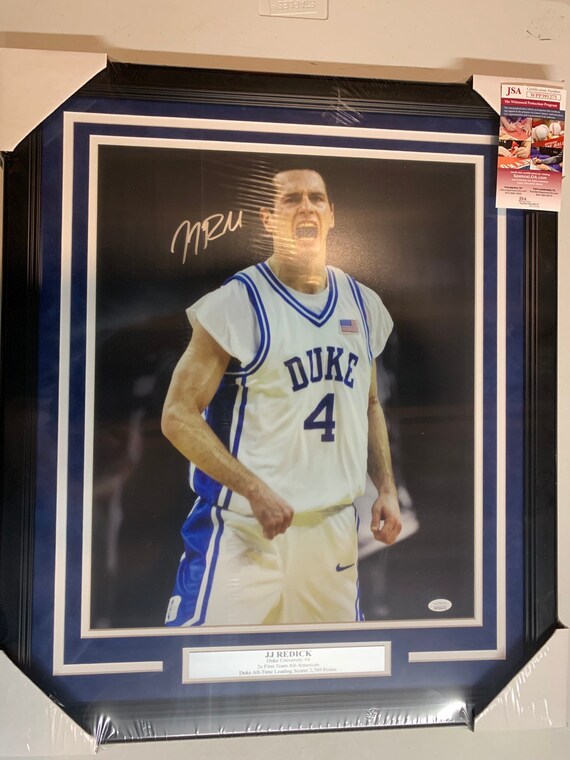 jj redick autographed duke jersey