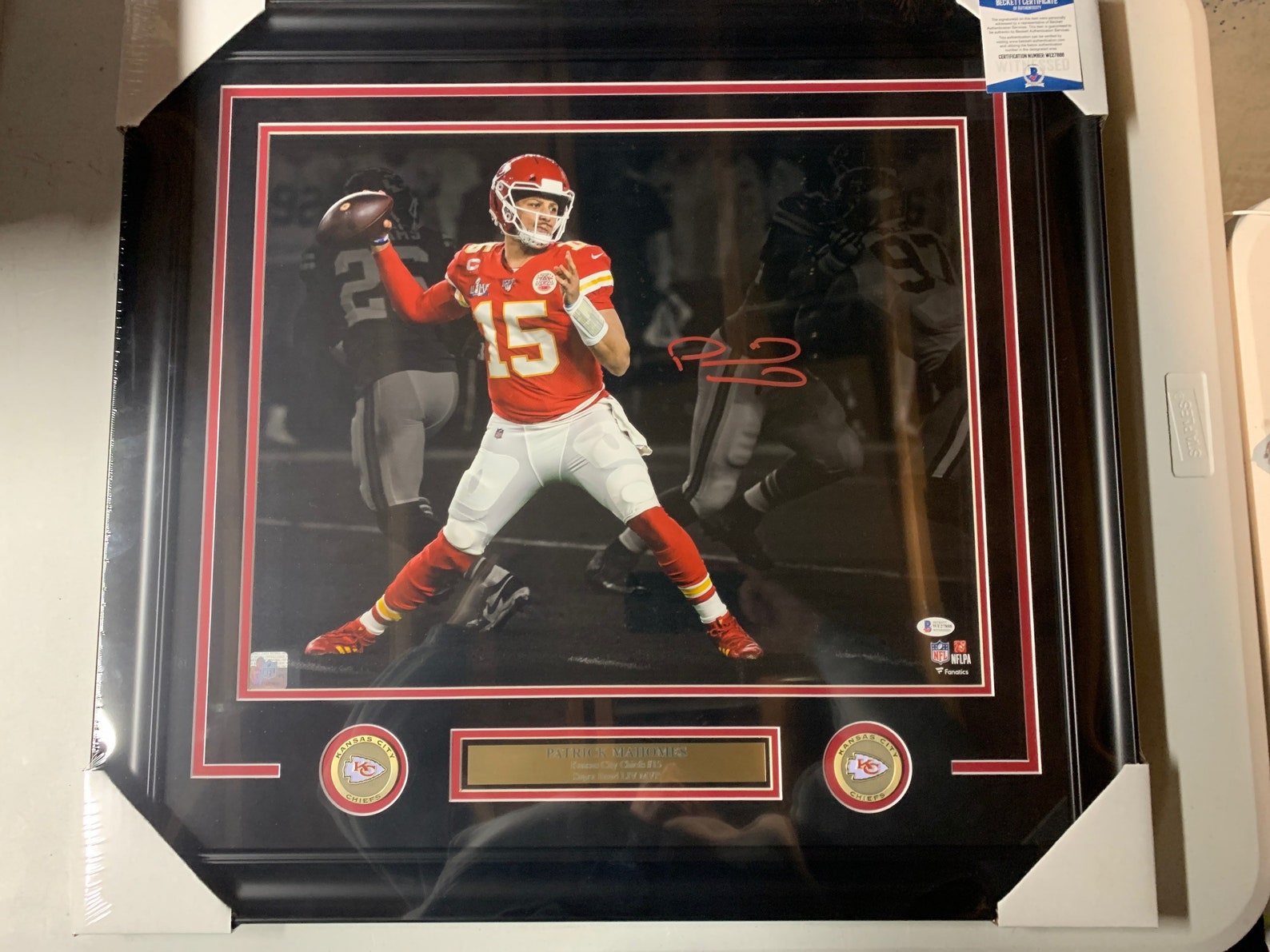 Patrick Mahomes Autograph Signed Chiefs Spotlight 16x20 Photo Etsy