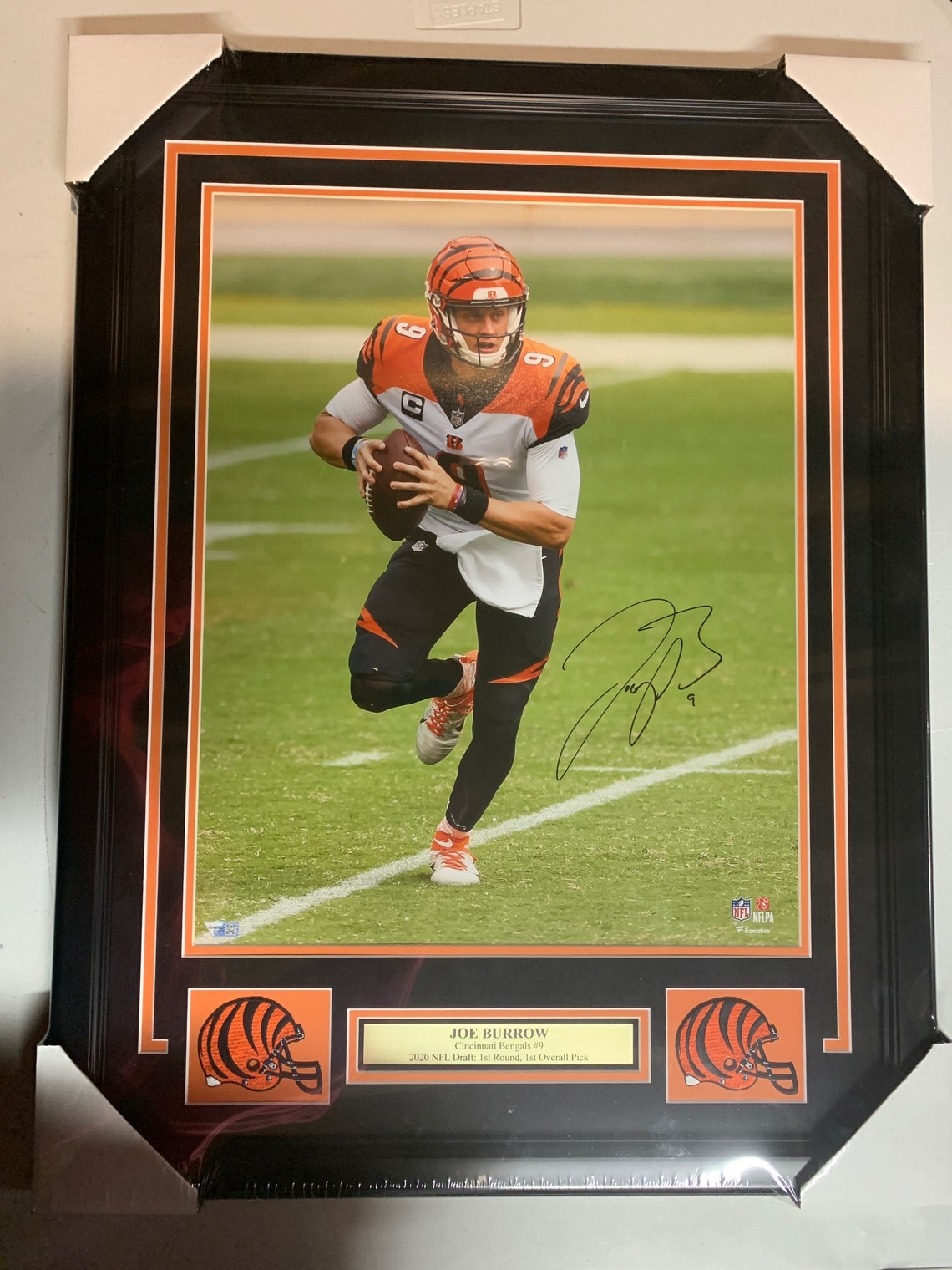 Joe Burrow Autograph Signed Bengals 16x20 Photo black Framed Etsy