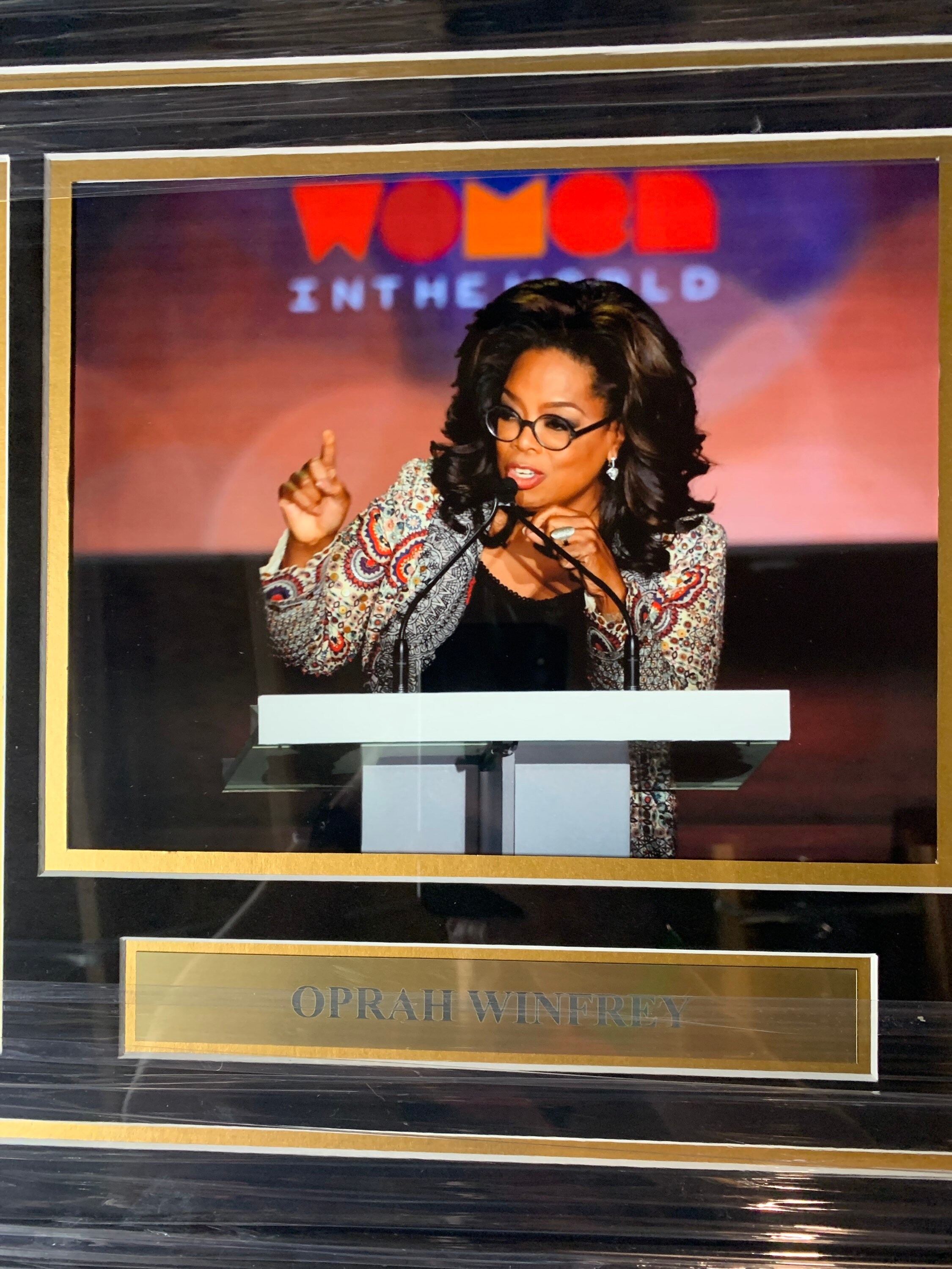 Oprah Winfrey Autograph Signed 8x10 Photo Collage black Framed | Etsy