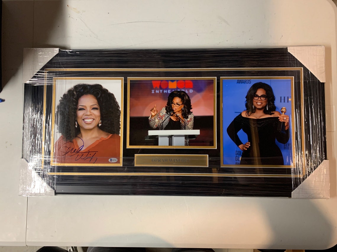 Oprah Winfrey Autograph Signed 8x10 Photo Collage negro | Etsy