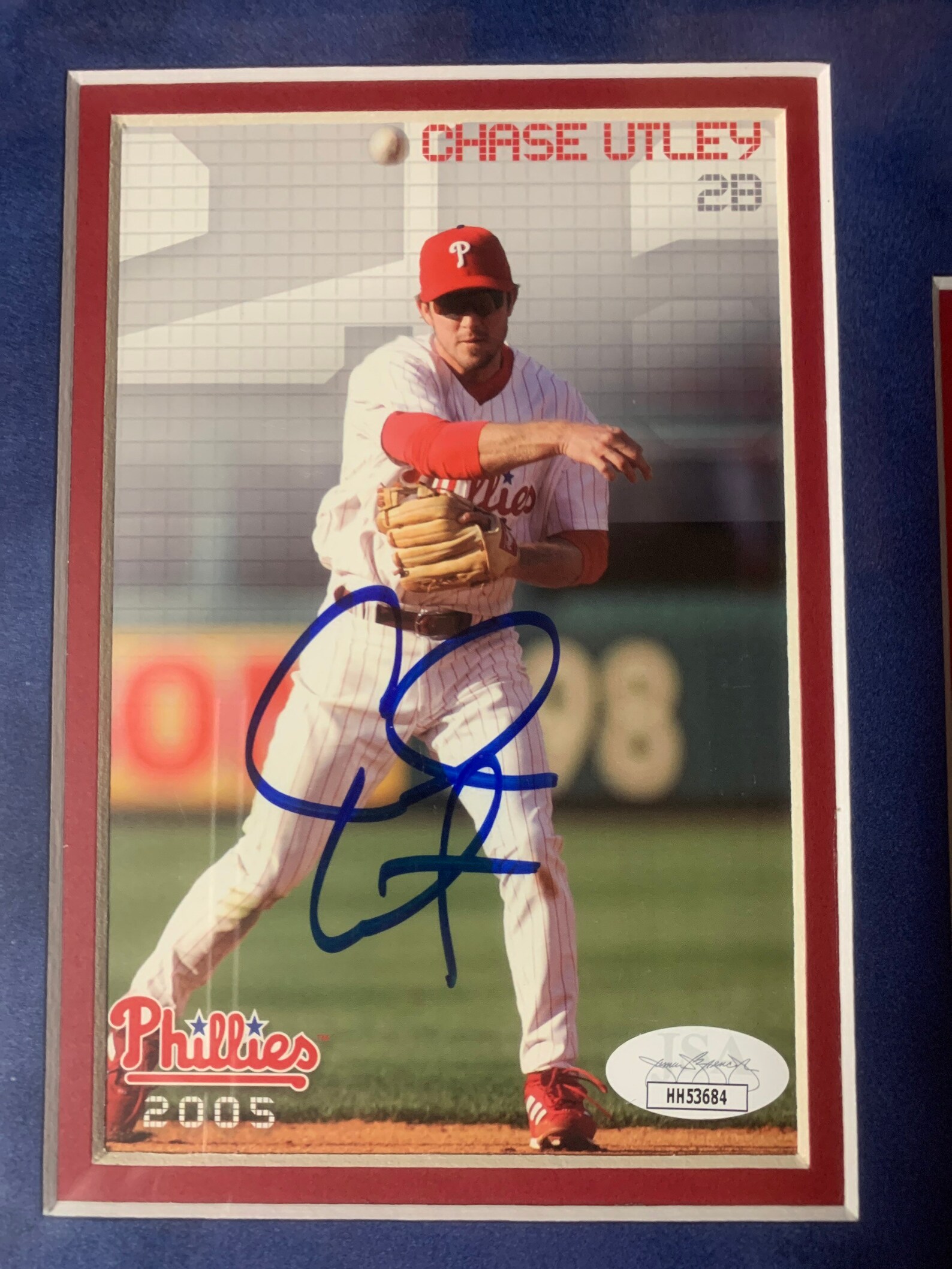 Chase Utley Autograph Signed Phillies 4x6 Photo Collage black Etsy