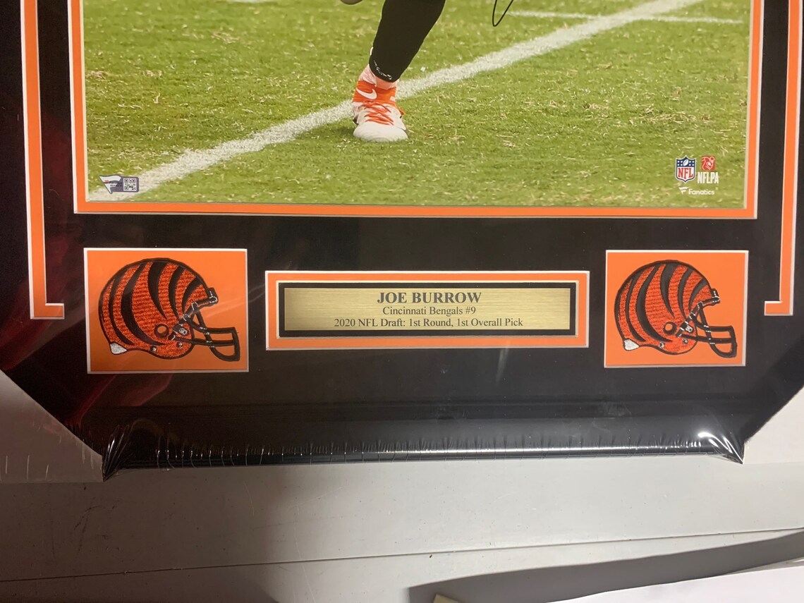 Joe Burrow Autograph Signed Bengals 16x20 Photo black Framed Etsy
