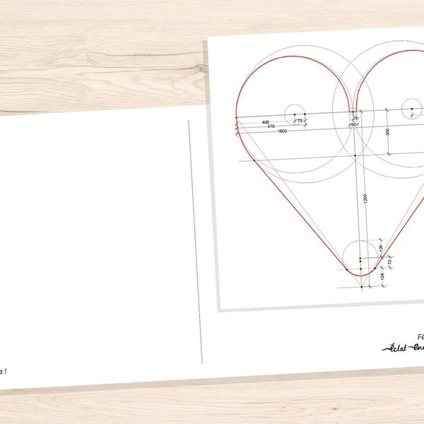 Carte CŒUR, spéciale Saint-Valentin