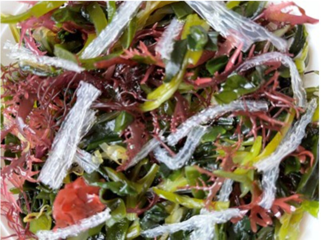 7 Types of Dried Seaweeds Mix for Salad Vegan Vegetarian Etsy