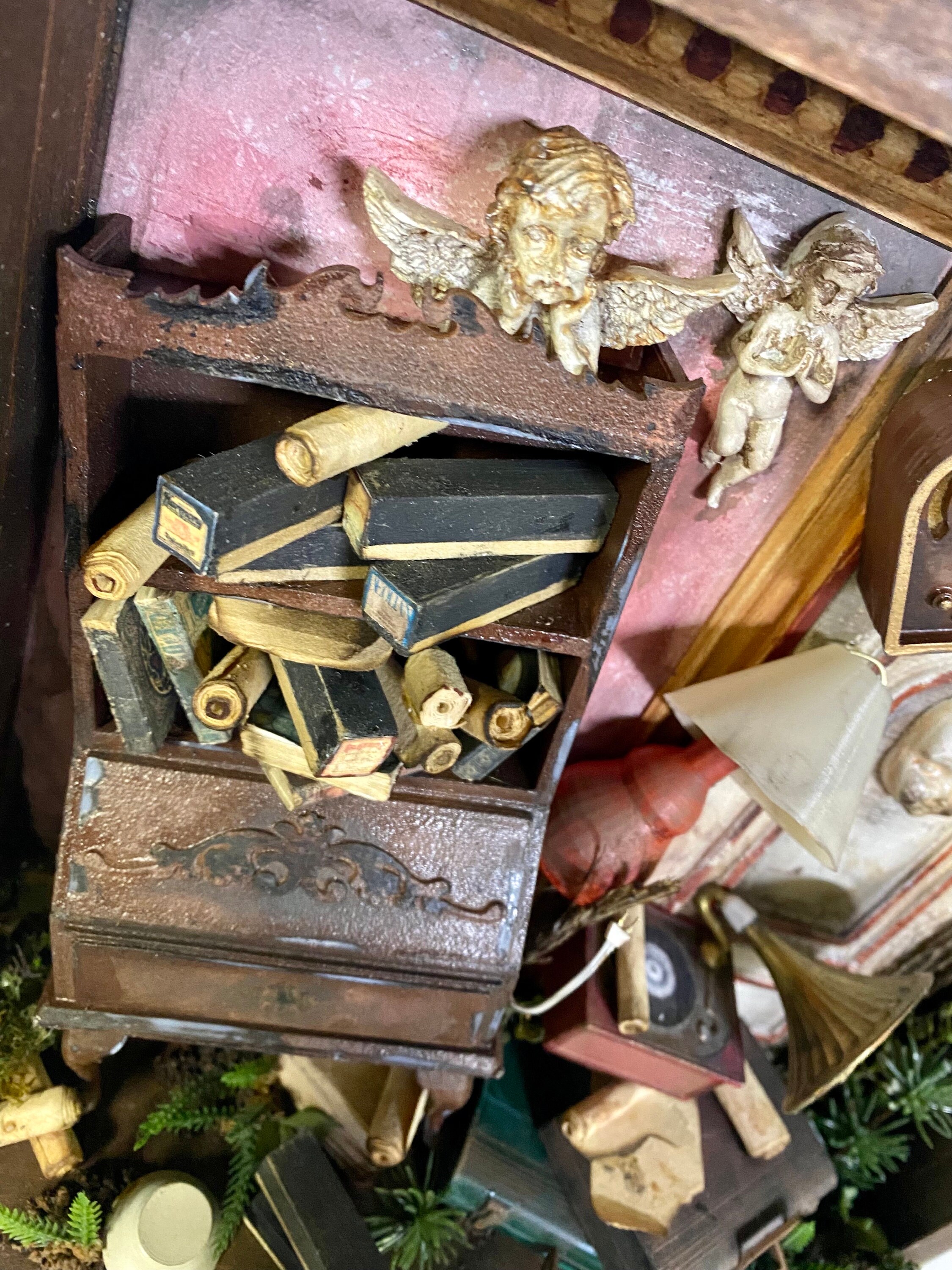 Miniature Artwork, Shadow Box Diorama, Torn up Room - Etsy UK