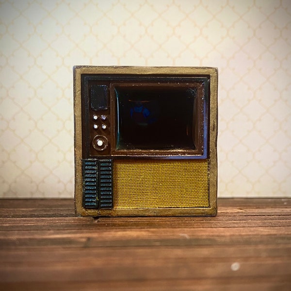 Television, Miniature, 1/12th Scale Model
