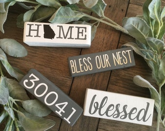 Custom Wood Sign | Word Block | Farmhouse Decor | Custom Wood Block