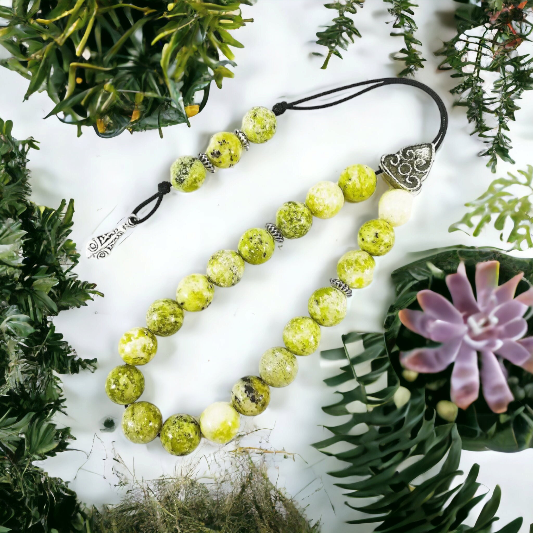 Greek Komboloi/ worry beads with 33+4 yellow 12MM beads
