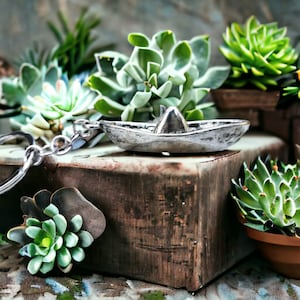 Portachiavi con barchetta di carta origami placcata argento, portachiavi boho boho, regalo compleanno per lui/lei, portachiavi per bambini, portachiavi barca