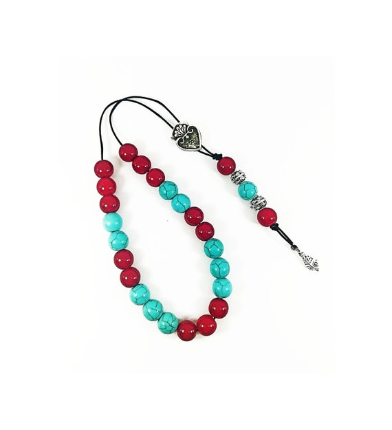 Coral worry beads discount
