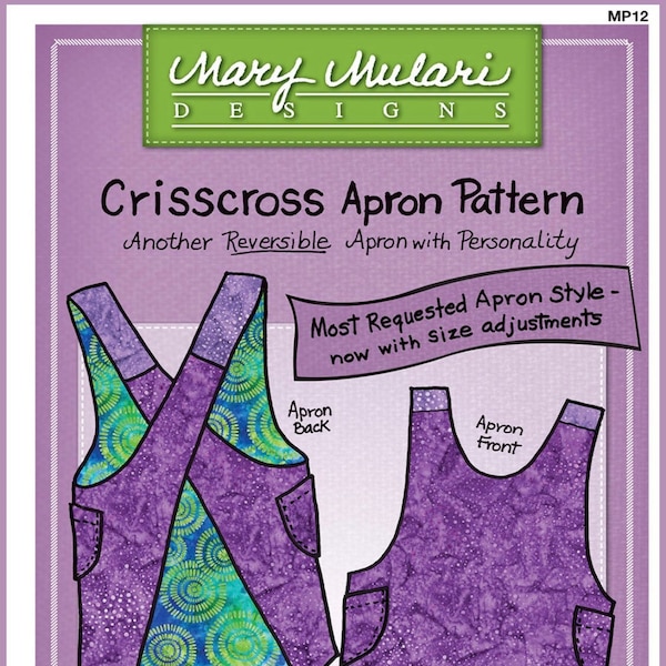 Mary Mulari Crisscross Reversible Apron Pattern