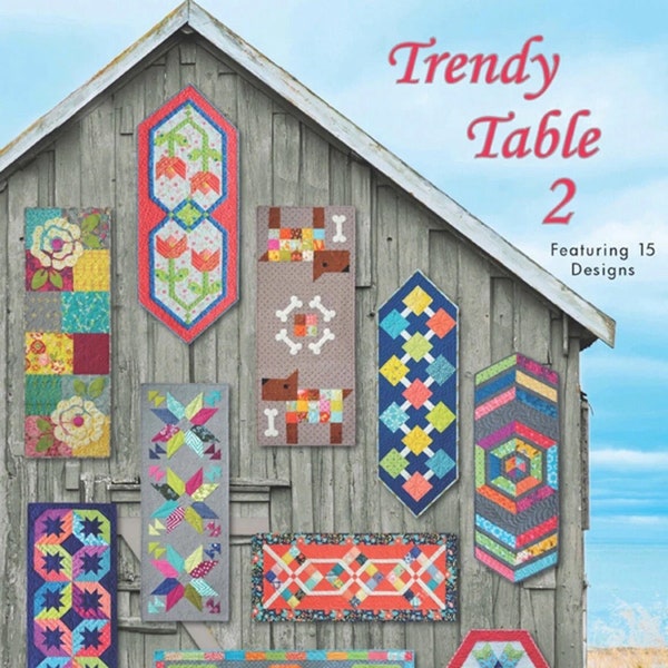 Anka's Treasures Trendy Table 2 Pattern Book (15 Size Variations Per Pattern)