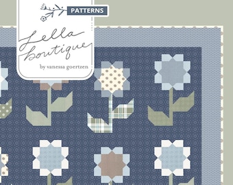Lella Boutique Cottage Blossoms Quilt Pattern