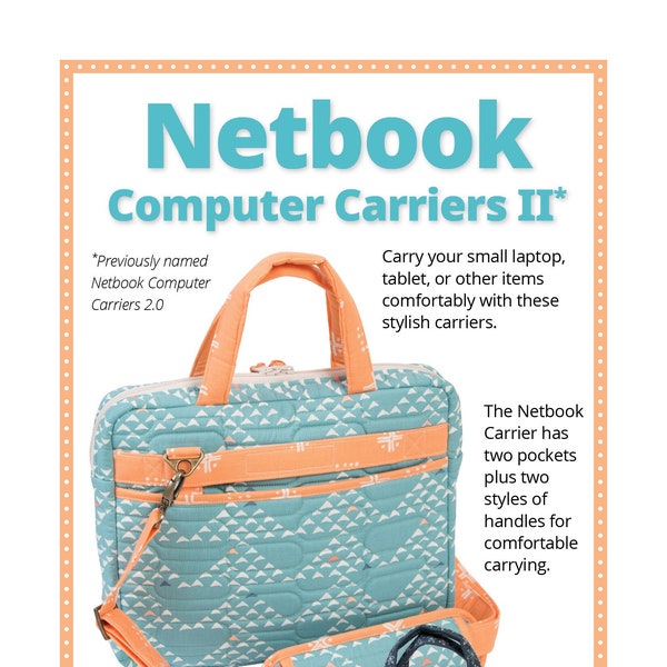 ByAnnie Netbook Computer Carrier II Pattern (2 Size Variations Per Pattern)