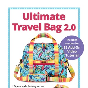 ByAnnie Ultimate Travel Bag 2.0 Pattern (14 Colors of 18&quot;x54&quot; Mesh Packs Sold Separately)