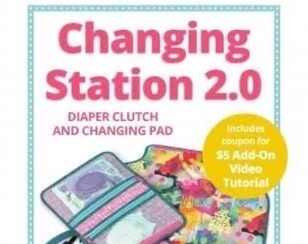 ByAnnie Changing Station 2.0 Diaper Clutch & Changing Pad Pattern