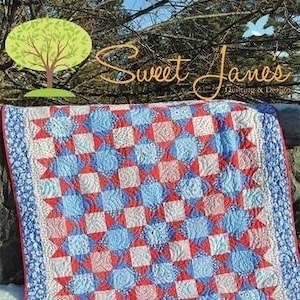 Sweet Jane&#39;s Quilting & Design Summer Breeze Quilt Pattern Finished Size:  60&quot;x68&quot;