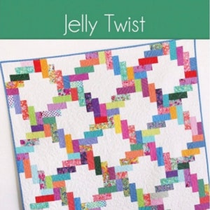 Cluck Cluck Sew Jelly Twist Quilt Pattern - 4 Size Variations Per Pattern