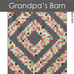 Busy Hands Quilts Grandpa&#39;s Barn Quilt Pattern (5 Size Variations Per Pattern)