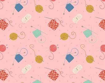 Colección de telas para manualidades Lewis & Irene Small Things Tejidos de punto y crochet en rosa Auténtico algodón 100 % premium Tienda de telas de calidad