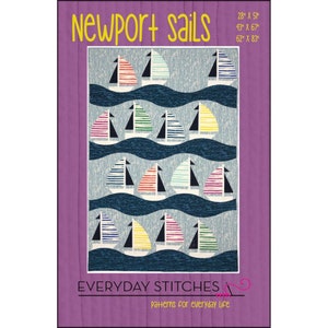 Everyday Stitches Newport Sails Quilt-Muster (3 Größenvarianten pro Muster)