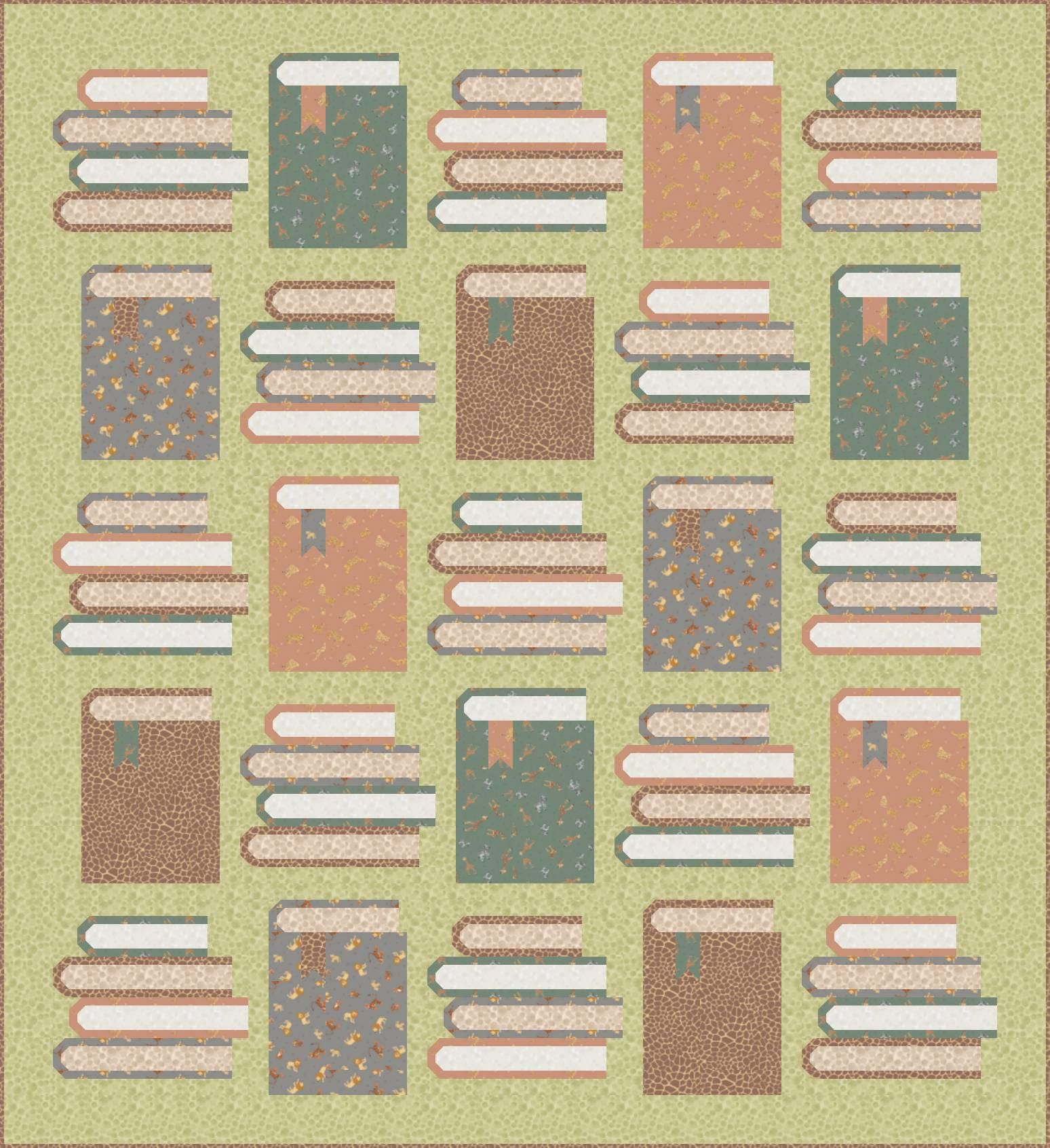 Limited Edition Pen + Paper Patterns Book Nook Quilt Kit Featuring ...