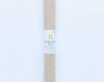 Hoja de fieltro para bordar premium Kimberbell Kimberbellishments de 30 x 45 cm - Galleta Graham