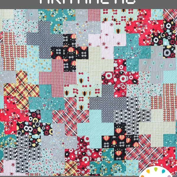 Jeni Baker Arithmetic Quilt Pattern (6 Size Variations)