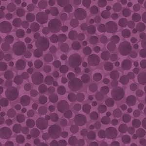 Puede incluir: Fondo morado con un patrón de círculos superpuestos de diferentes tamaños. Los círculos son de un tono morado ligeramente más oscuro que el fondo.