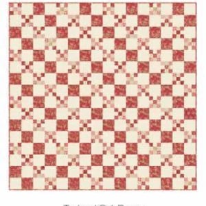 Laundry Basket Quilts Cranberry Chain Quilt Pattern LBQ-0288-P, 3 Sizes