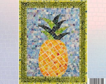 Mini Mosaic Quilts by Cheryl Lynch Pineapple Passion Finished Size: 11”x14”