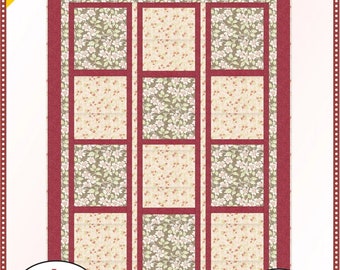 3-yard Quilt Pattern: IT'S A BREEZE by Fabric Café. Make an Easy 3